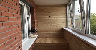 Отделка, остекление, утепление балконов в Дюртюли от 206 руб. м/2.